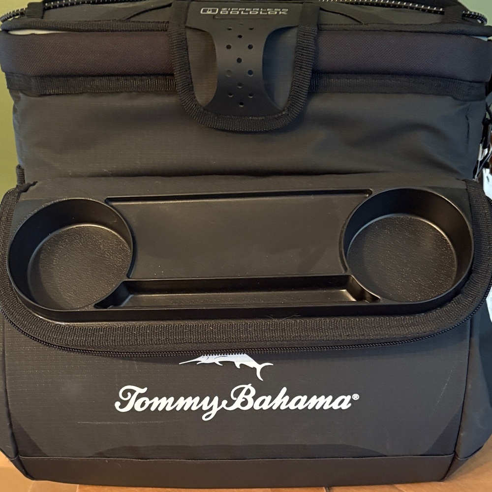 Tommy Bahama Tropical Print Cooler - Cream and Gray